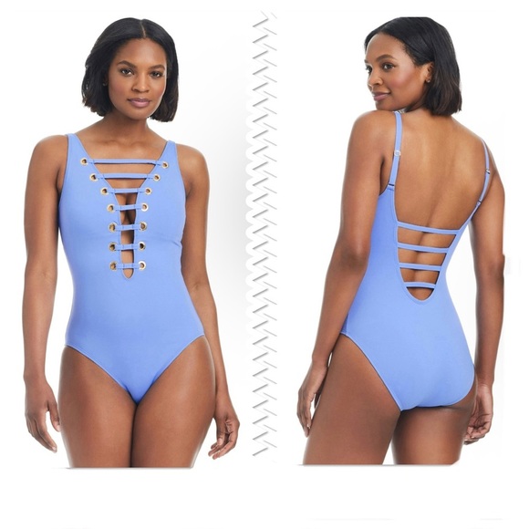 Bleu Rod Beattie Hole In One Plunge One Piece Size 6 - Picture 1 of 9